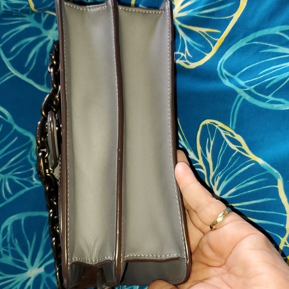 Coach Glovetan Leather Beat Bag Granite - Picture 5 of 10